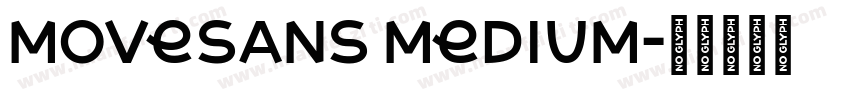 MoveSans Medium字体转换